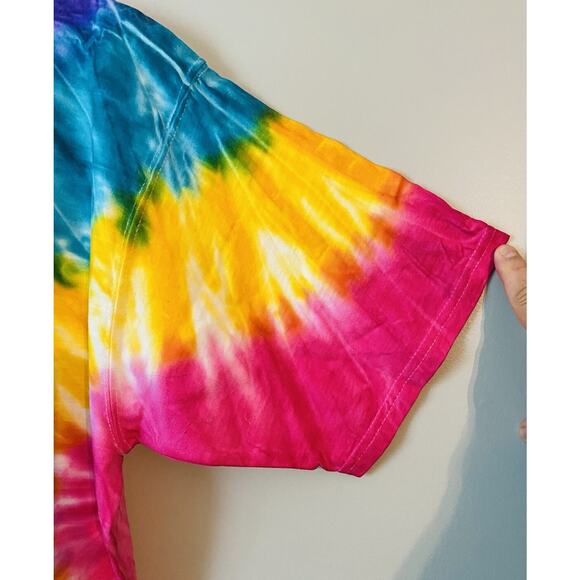 Love Unlimited Have a Nice Day Tye Dye T Shirt Size Large - Picture 4 of 8